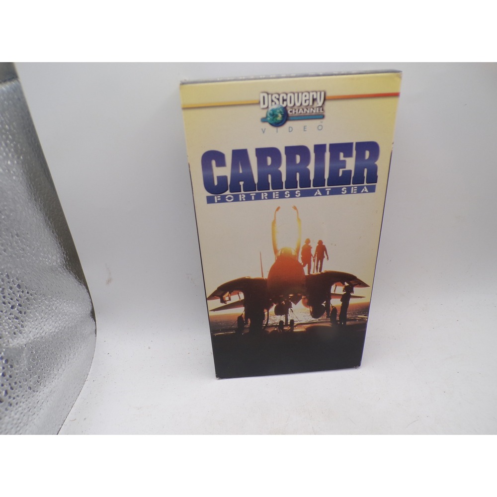 Discovery Channel Carrier Fortress at Sea VHS 1997 Martin Sheen Documentary Navy